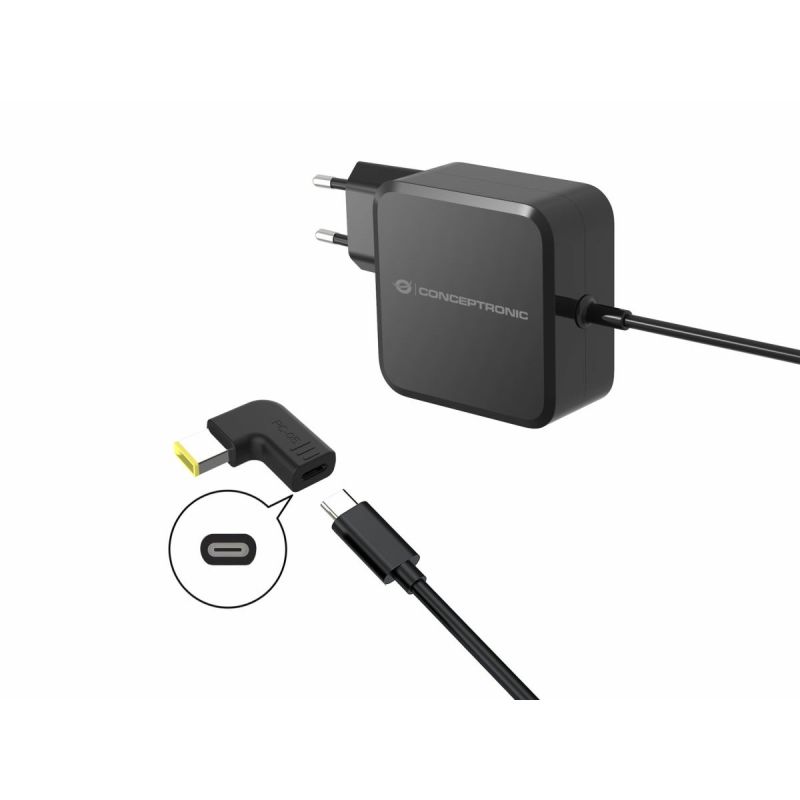 Aksesorë për telefon Conceptronic USB-C PD 100W to Lenovo/Universal Adapter 5.5x2.5mm / 18–20V – Zezë - Figura 2