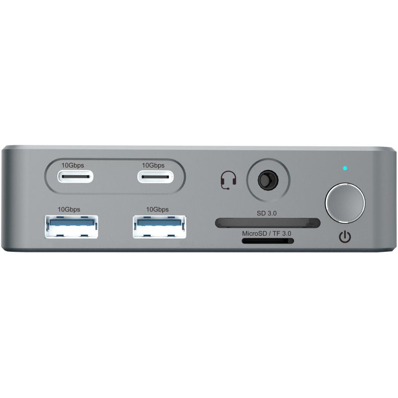 Docking Station CONCEPTRONIC 15-në-1 USB-C në 2xHDMI/2xUSB-C/4xUSB-A 80W - Argjend - Figura 4