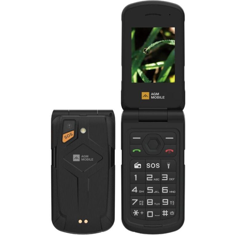 Telefon i thjeshtë AGM Mobile M10 4G, IP68/IP69K /MIL-STD-810H -Zezë