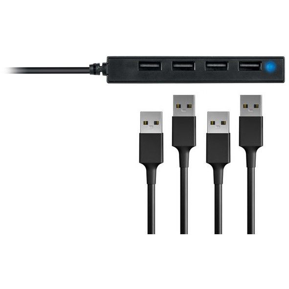 HUB Conceptronic / 4‑Port / USB‑A 2.0 → 4x USB‑A 2.0 / Slim Bus‑Powered – Zezë - Figura 2