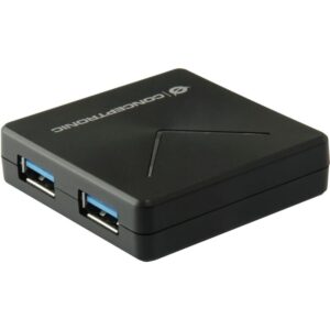 HUB Conceptronic / 4‑Port / USB‑A 3.0 + Mini‑B → 4x USB‑A 3.0 / Bus‑Powered – Zezë 8