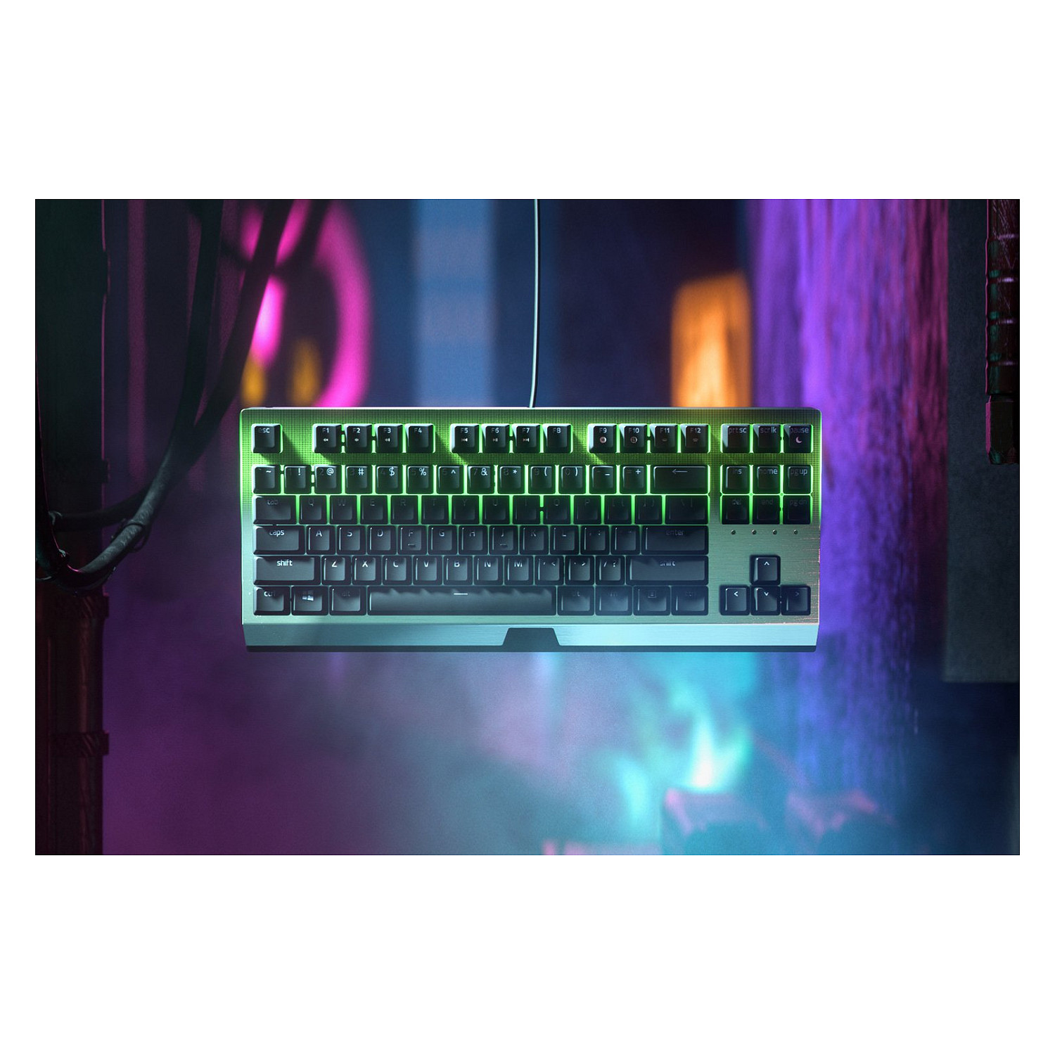 Tastierë Gaming Razer BlackWidow V3 Tenkeyless / Green Switch / Wired / QWERTY / US Language – Zezë - Figura 4