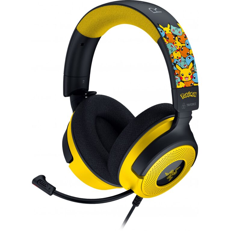 Kufje Gaming Razer Kraken V4 X Pokémon Kanto Starters Edition – Shumëngjyrëshe