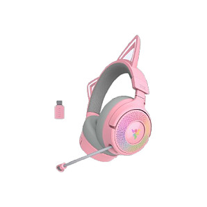 Kufje Gaming Razer Kraken Kitty V3 Pro Wireless - Rozë - Figura 4