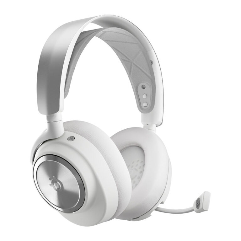 Kufje Gaming SteelSeries Arctis Nova Pro Wireless P- Bardhë/Argjendi