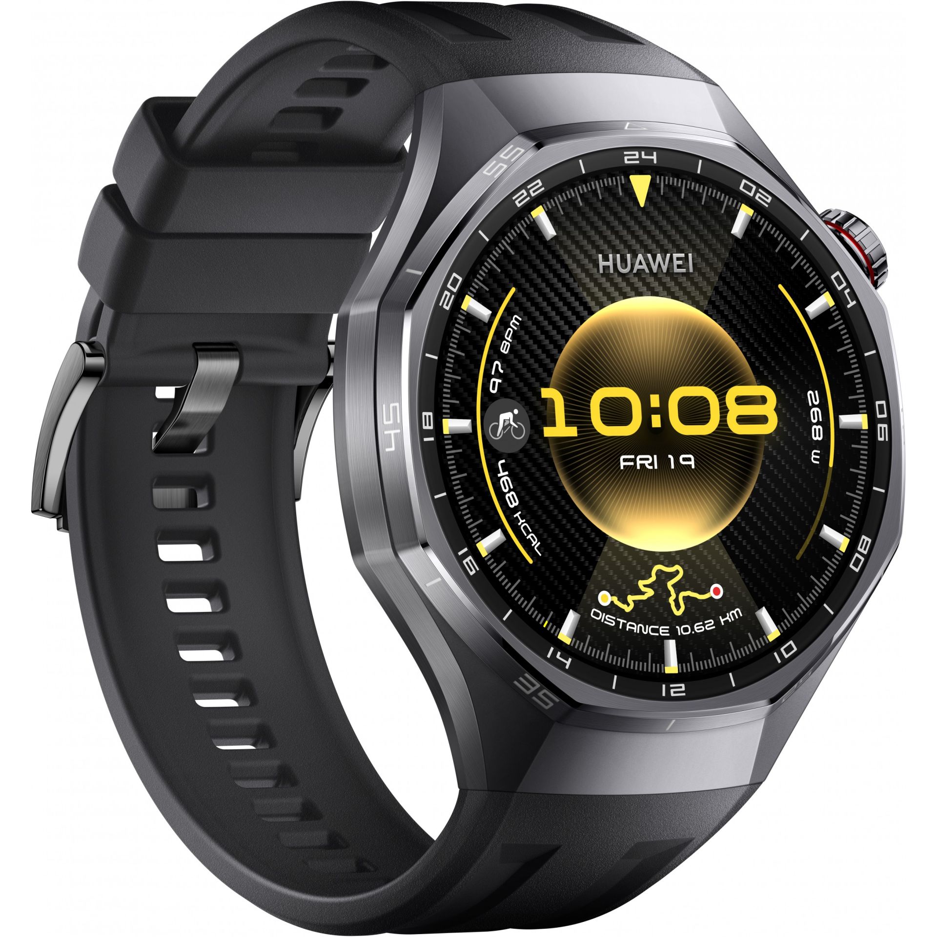 Orë e mençur Huawei Watch GT 6 Pro Atum-B29F / 46mm / Rrip prej fluoroelastomeri (S) - Zezë - Figura 3