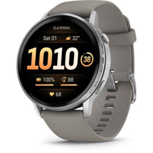 Orë e mençur Garmin Venu 4 / 45mm – Zezë/Argjend/Gri
