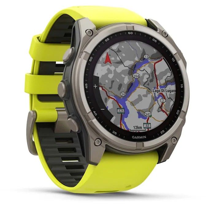 Orë e mençur Garmin Fenix 8 AMOLED Sapphire GPS Smartwatch 51mm – Verdhë / Hiri - Figura 4