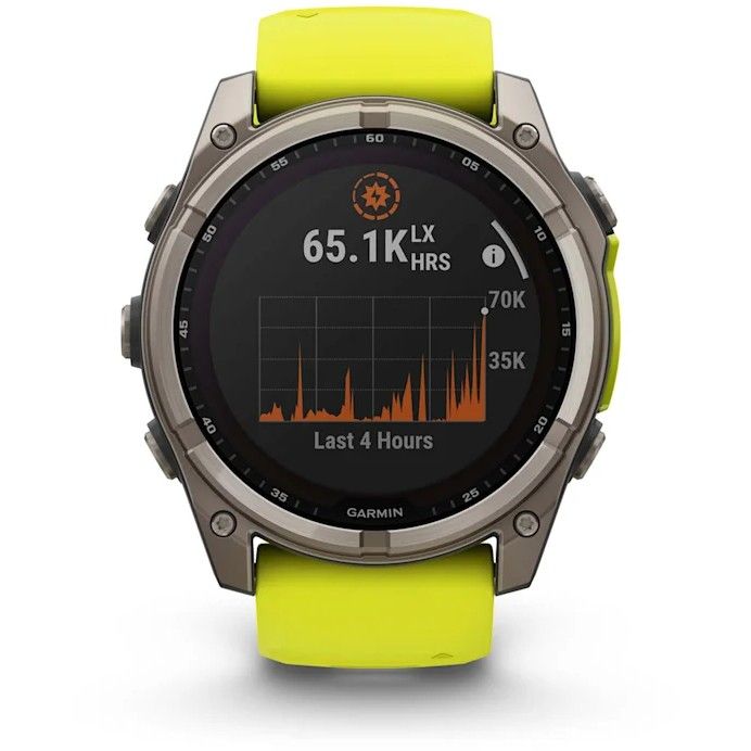 Orë e mençur Garmin Fenix 8 AMOLED Sapphire GPS Smartwatch 51mm – Verdhë / Hiri - Figura 3