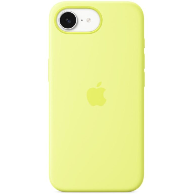 Aksesorë Apple Silicone Case for iPhone 16e – Neon Yellow