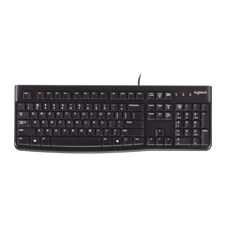 Tastierë me Kabllo Logitech K120 / UK Layout – Zezë