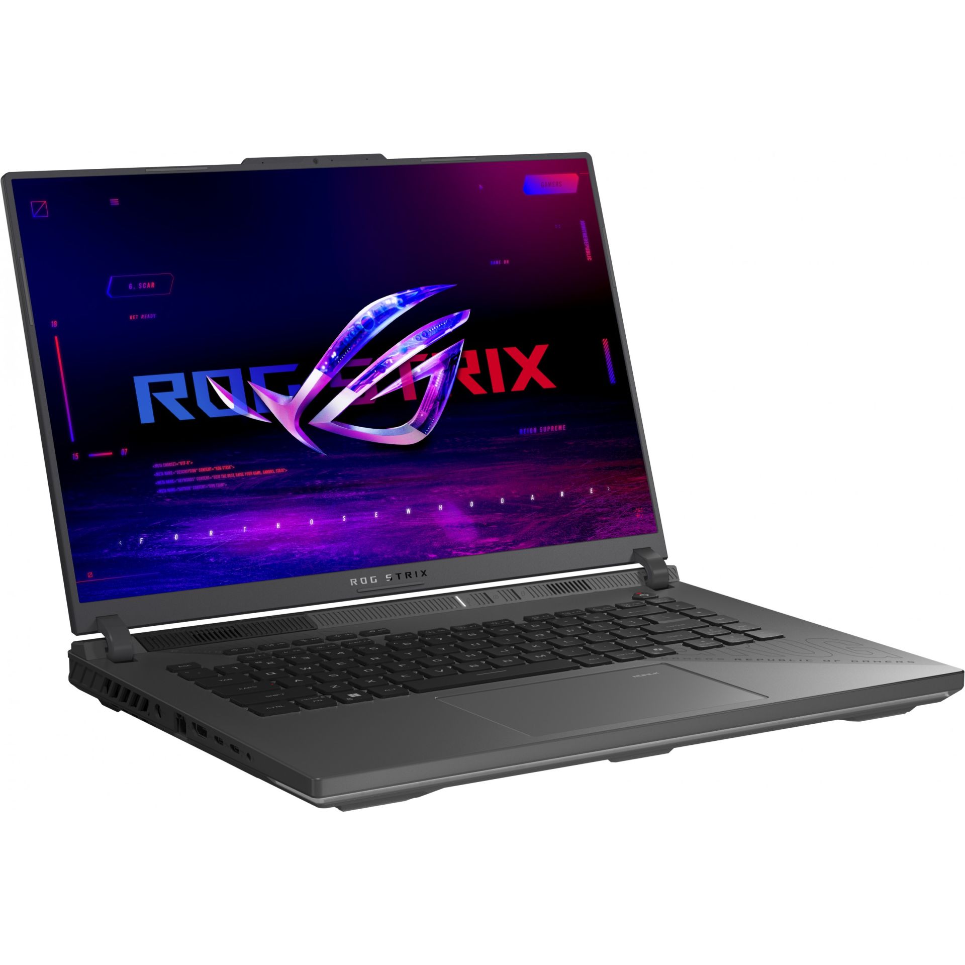 Laptop Gaming ASUS ROG Strix G16 G614FP-S5008W / Ryzen 9-9955HX / 32GB DDR5 / 1TB / 16" Full HD Touch / RTX 5070 8GB / Zezë - Figura 3