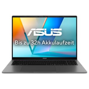 Laptop ASUS Vivobook S / Qualcomm Snapdragon X1-26-100 / 16GB LPDDR5x / 1TB / 16" WQXGA IPS / Qualcomm Adreno GPU - Gri