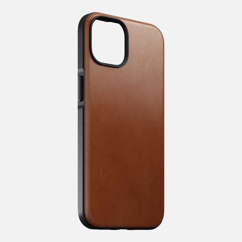 Aksesorë për telefon Nomad Modern Leather Case për iPhone 14 (English Tan)– Kafe e hapur - Figura 3