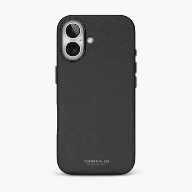 Aksesorë për telefon Vonmählen Like Leather Case për iPhone 17 – Zezë