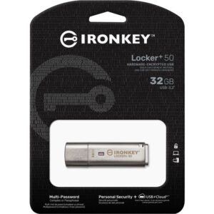 USB Flash Drive / Kingston / IronKey Vault Privacy 50 / 32GB / Argjend