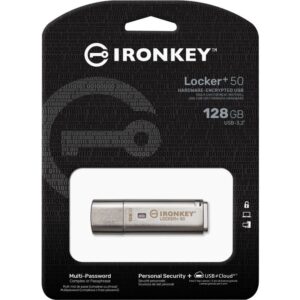 USB Flash Drive / Kingston / IronKey Vault Privacy 50 / 128GB / Argjend