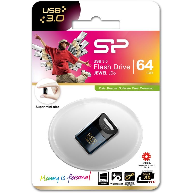 USB Flash Drive Silicon Power J06 / 64GB / 3.0 – Blu - Figura 4