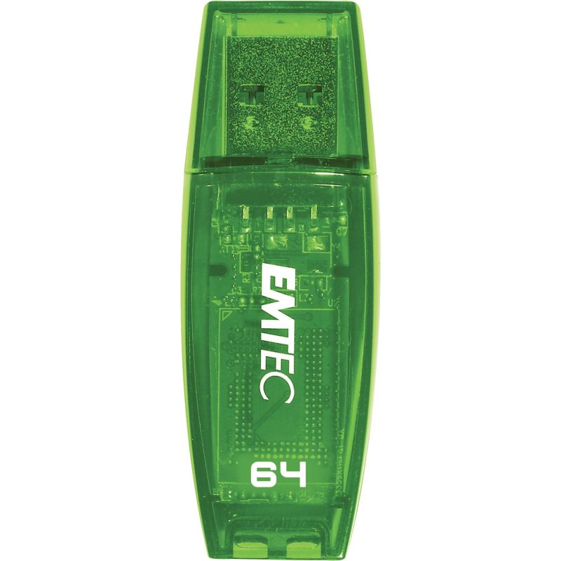 USB Flash Drive / Emtec / 64GB / USB 2.0 / C410 / Gjelbër - Figura 2