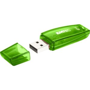 USB Flash Drive / Emtec / 64GB / USB 2.0 / C410 / Gjelbër