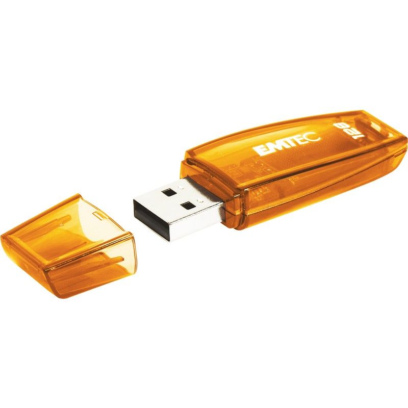 USB Flash Drive / Emtec / 128GB / USB 2.0 / C410 / Portokalli - Figura 2