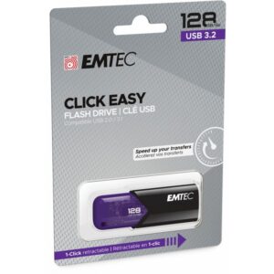 USB Flash Drive / Emtec / 128GB / USB 3.2 / Click Easy B110 / Vjollcë