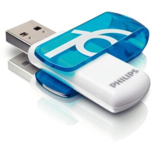 USB Flash Drive / Philips / 16GB / USB 2.0 / Vivid Edition / Blu
