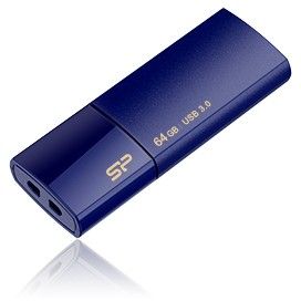 USB Flash Drive / Silicon Power B05 / 128 GB / USB 3.2 / Blu
