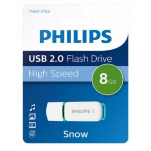 USB Flash Drive / Philips Snow Edition / 8 GB / USB 2.0 / Gjelbër