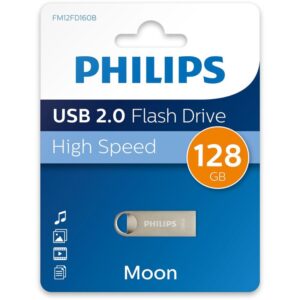 USB Flash Drive / Philips Moon Edition / 128 GB / USB 2.0 / Argjend