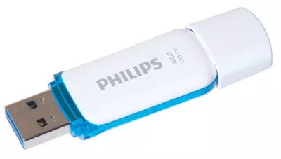USB Flash Drive / Philips Snow Edition / 16 GB / USB 3.0 / Blu