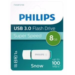 USB Flash Drive / Philips Snow Edition / 8 GB / USB 3.0 / Gjelbër