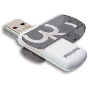 USB Flash Drive / Philips Vivid Edition / 32 GB / USB 2.0 / Gri