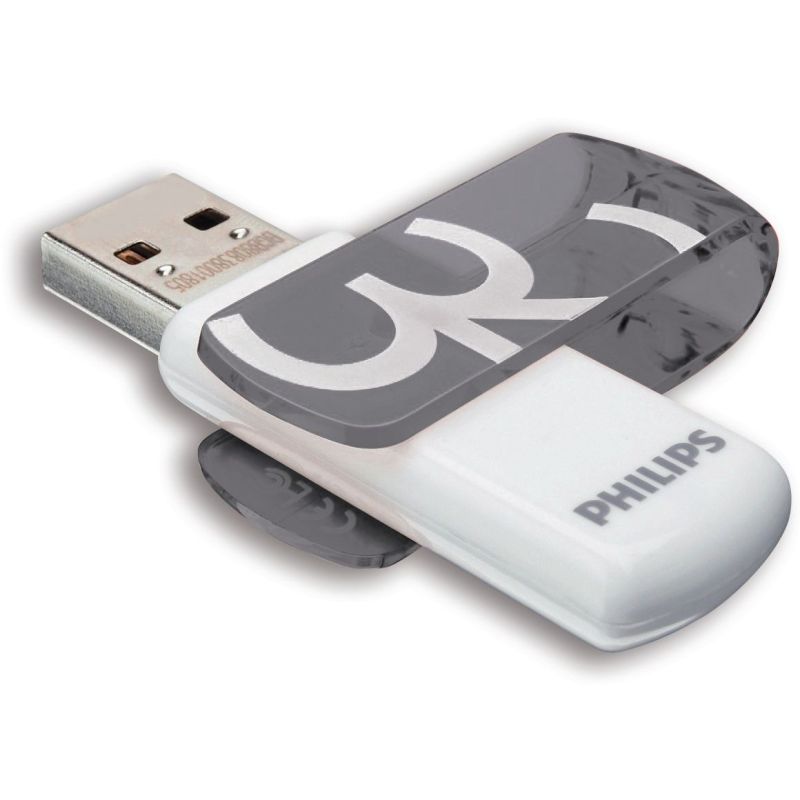 USB Flash Drive / Philips Vivid Edition / 32 GB / USB 2.0 / Gri