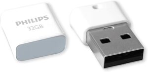 USB Flash Drive / Philips Pico Edition / 32 GB / USB 2.0 / Bardhë