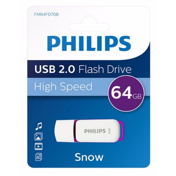 USB Flash Drive / Philips Snow Edition / 64 GB / USB 2.0 / Vjollcë
