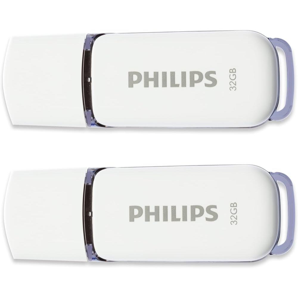USB Flash Drive / Philips Snow Edition / 32 GB / USB 2.0 / Bardhë - Figura 2