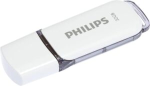 USB Flash Drive / Philips Snow Edition / 32 GB / USB 2.0 / Bardhë