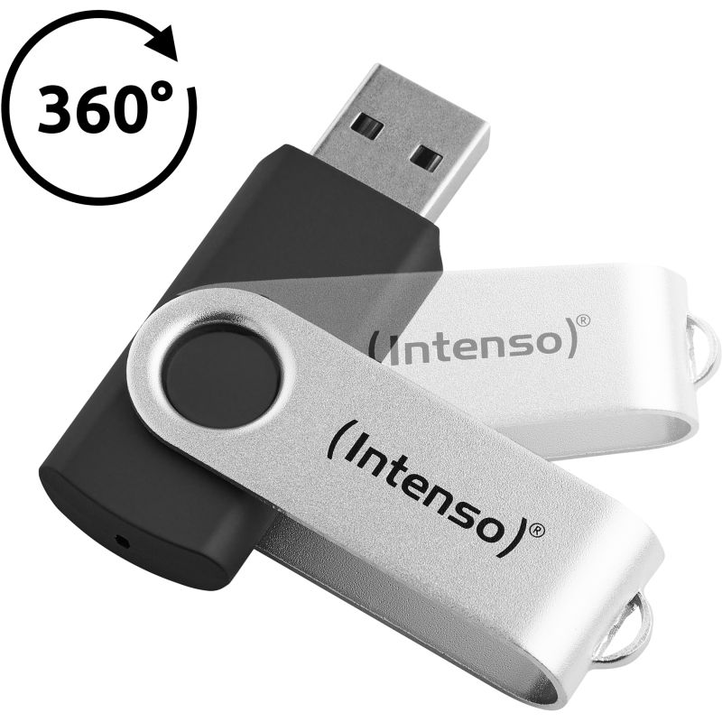 USB Flash Drive Intenso Office Line / 128GB / 3.2 Gen1x1 – Argjendtë - Figura 2
