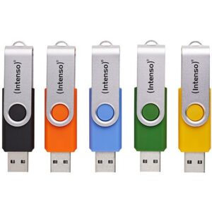 Flash Drive USB  Intenso Office Line Multipack x5 Assorted Colors / 32GB / USB 3.2