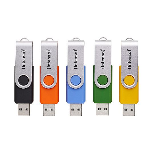 USB Flash Drive Intenso Office Line 16GB USB Stick 3.2 Multipack (x5) – Shumëngjyrëshe