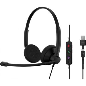 Kufje me Kabllo Epos / Impact 100 UC / Stereo / USB-C+A – Zezë 8