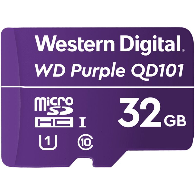 Kartë Memorie SD WD Purple SC QD101 microSDHC / 32GB