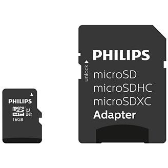 Kartë Memorie SD Philips 32GB microSDHC Class 10 UHS-I U1 + Adapter