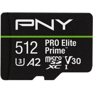Kartë Memorie SD PNY Pro Elite Prime microSDXC / 512GB