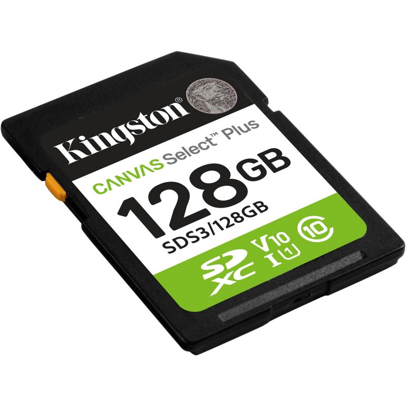 Kartë Memorie SD Kingston 128GB SDXC Canvas Select Plus Gen3 150MB/s Class 10 UHS-I U1 V10 - Figura 2