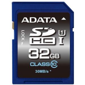 Kartë Memorie SD ADATA 32GB SDHC UHS-I Class 10 – 100MB/s / 20MB/s