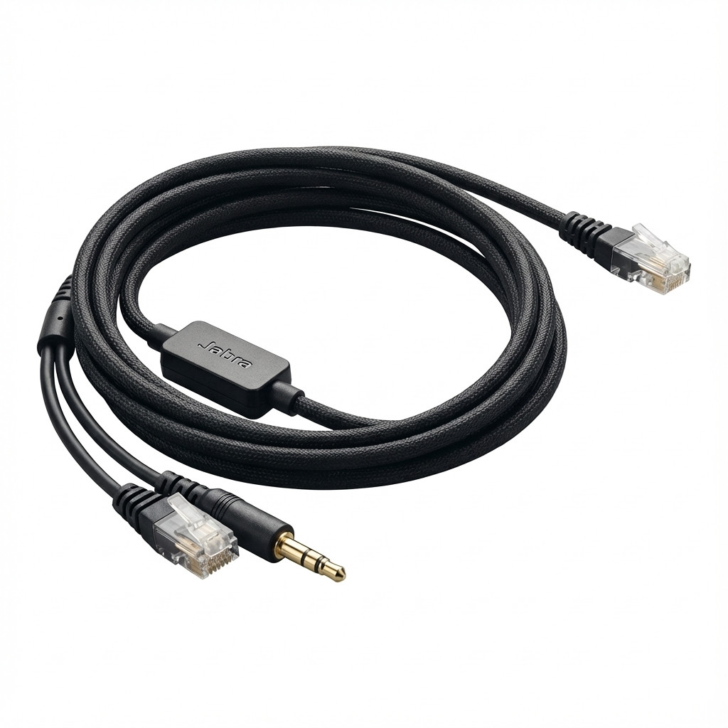 Kabllo Jabra DHSG kompatibil me Jabra 14201-10 - Zezë