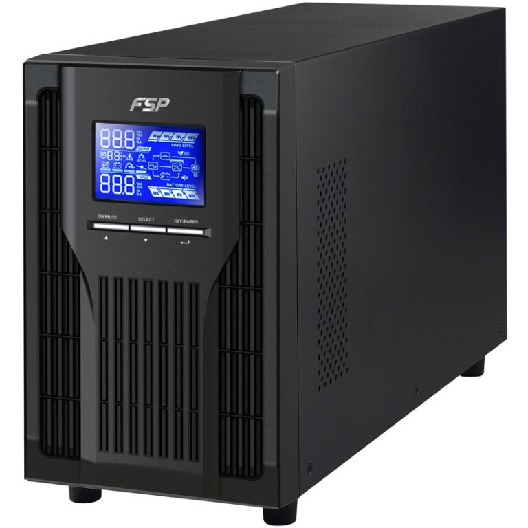 UPS FSP Champ 1K / Tower Online / 1000VA / 900W / USB / RS‑232 / 3xIEC
