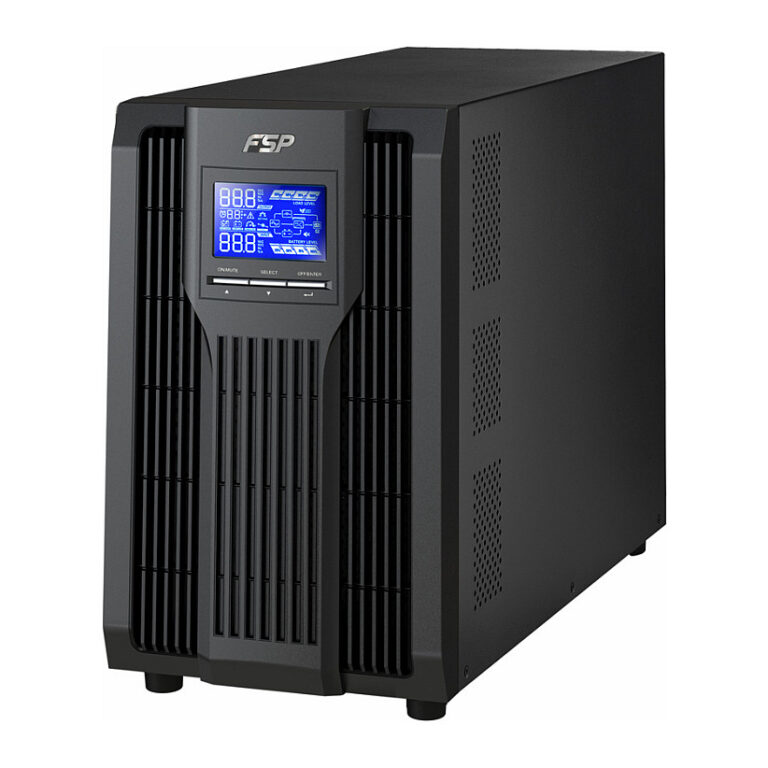 UPS Tower FSP Champ 2K / Online 2000VA / 1800W / USB / RS-232 / 4x IEC